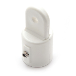 Наконечник рамы тента  7/8", пластмасса белая (C0004-W, 10261839)